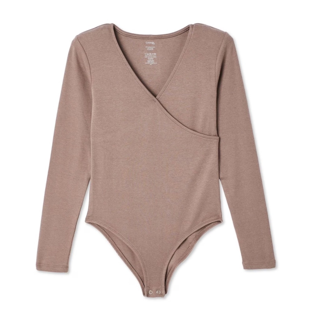 George Cross-Over Bodysuit - NWOT